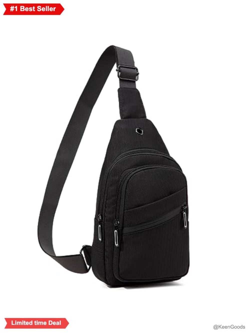 EVANCARY Sling Backpack Crossbody Lightweight Nylon Travel Hiking Daypack